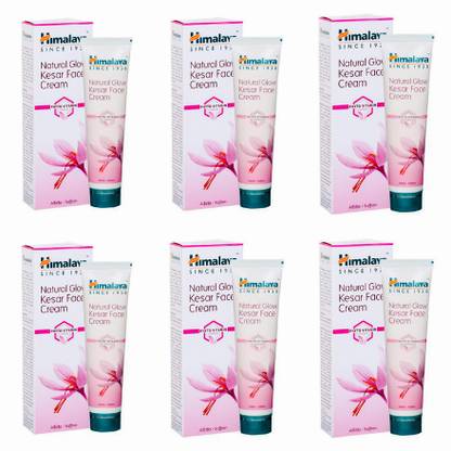 HIMALAYA Natural Glow Kesar Face Cream 50g (pack of 6)