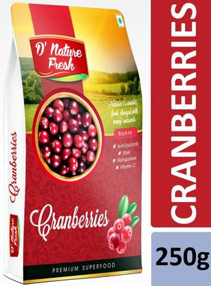 D NATURE FRESH Cranberries 250g Cranberries