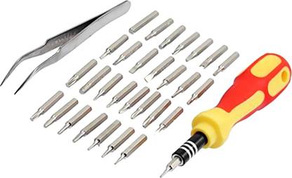 Aryshaa Best Quality Jackly 32 In 1 Interchangeable Precise Screwdriver Standard Screwdriver Set