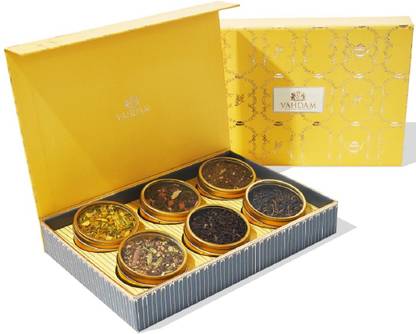 Vahdam Tea Gift Set Assorted Tea Blend Festive Gift Box