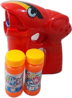 MAJESTIC BASKET BATTERY OPERATED ANGRY BIRD BUBBLE SHOOTER Toy Bubble Maker