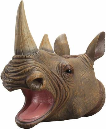 Webby Rhinoceros Head Role Play Hand Puppet Glove Hand Puppets