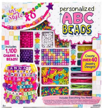 Just My Style Personalized ABC Beads