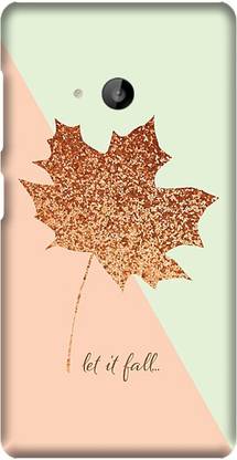 CASE SUTRA Back Cover for Microsoft Lumia 535, Rm-1090 - leaf Print