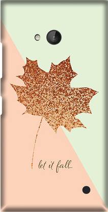 CASEMANTRA Back Cover for Nokia Lumia 730 Dual SIM - leaf Print