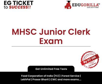 EduGorilla MHSC Junior Clerk Exam