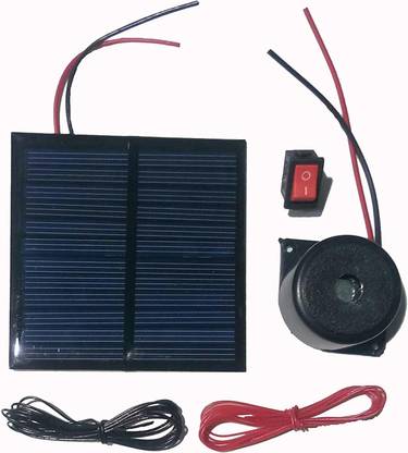 Scientrox School Science Project Working Model Solar Alarm Kit for Students Alternative Energy Electronic Hobby Kit