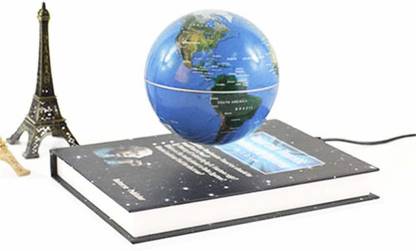 King Joker Book Magnetic Levitation Floating Anti Gravity Globe World Map,Blue Floating Globe Floating Globe World Globe