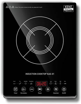 KENT 2000 W Induction Cooktop Touch Panel