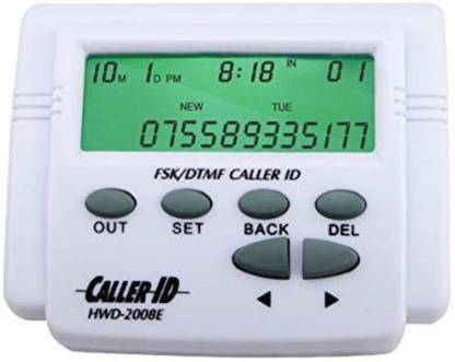 ANYM Fsk/Dtmf Caller Id Box + Cable Mobile Phone Adjustable LCD Display Cordless Landline Phone