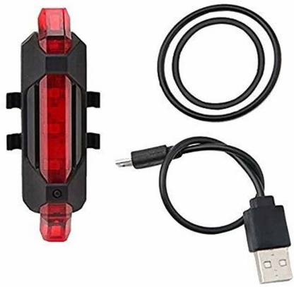 FIDELITY Bicycle Light Taillight USB Rechargeable LED Rear Break Light