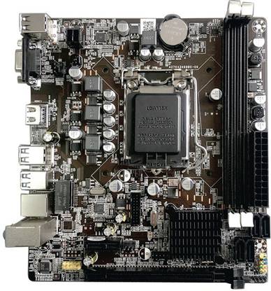 ZEBRONICS ZEB-B75 LGA 1155 SOCKET LGA 1155Socket Micro-ATX Intel B75 Chipset DDR3 Motherboard for Desktop
