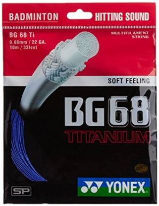 YONEX BG 68 0.68 Badminton String - 10 m