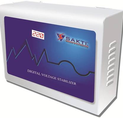 शक्ति Voltage Stabilizer 1.5 टन तक के AC के लिए वोल्टेज स्टेिबलाइज़र, हाई / लो कट ऑफ़