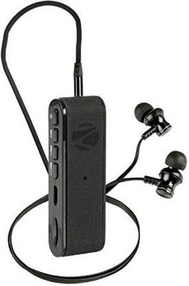ZEBRONICS Bluetooth Earphone with Micro SD Card, MP3 Player, Call Function and FM - Faith MP3 Player