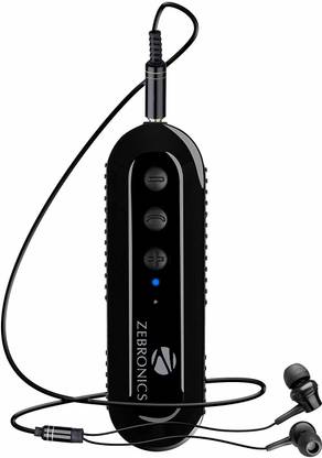 ZEBRONICS Bluetooth Earphone (Black) MP3 Player