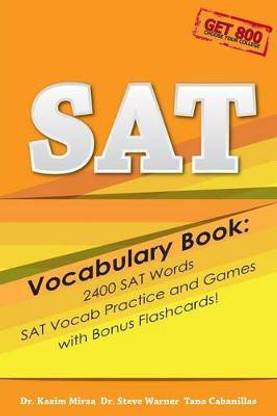 SAT Vocabulary Book - 2400 SAT Words, SAT Vocab Practice and Games with Bonus Flashcards