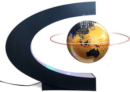 OSWAL YTOM Magnetic Levitation Floating World Map Globe Floating Globe Floating Globe World Globe