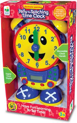 The Learning Journey Telly The Teaching Time Clock Primary Color Design