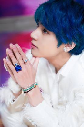 BTS Boy With Luv V (B) Fine Art Print