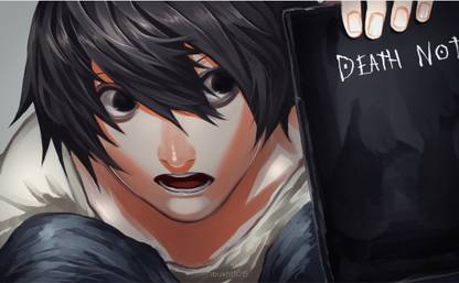 death note anime sticker poster popular anime poster all anime paper print animation cartoons posters in india buy art film design movie music nature and educational paintings wallpapers at flipkart com