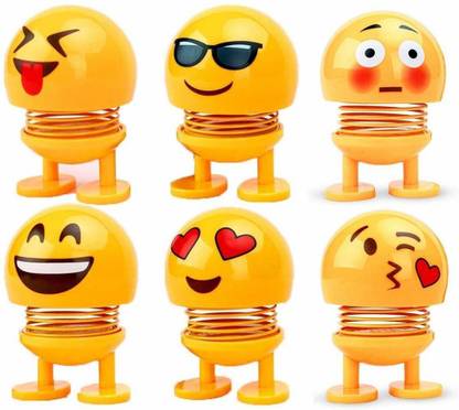 Starford Emoji Face Throwing a Kiss Spring Doll,