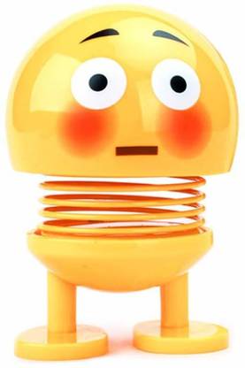 rich hood Emoji /Smiley Spring Doll , Cute Emoji for Car Dashboard