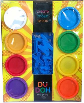 Munchkin Land Numbers Letters N Fun, Multi Colours Clay Play Set Toy, Non Toxic