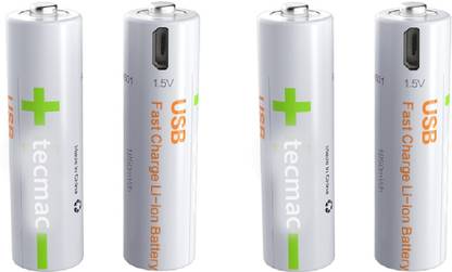 TecMac M501 AA Micro USB Fast Charge Li-ion battery  Battery