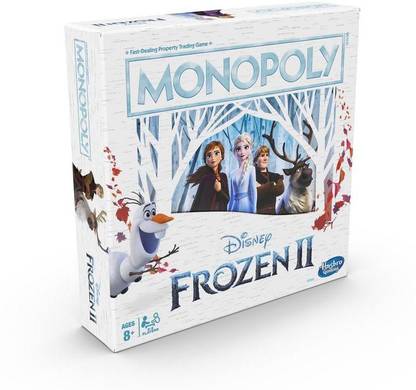 Monopoly Inspired by Disney's Frozen 2 Money & Assets Board Game