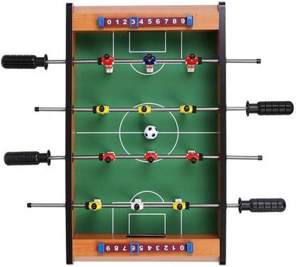 TEMSON Mid-Sized Wooden Football, Table Soccer Game, Indoor Football Game Foosball Board Game