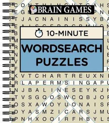 Brain Games - 10 Minute: Word Search Puzzles (Blue)