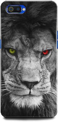 INDICRAFT Back Cover for Realme C2, RMX1941, Lion, Printed