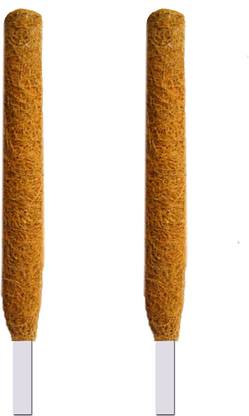 Comfort live once 3 feet organic coco pole money plant growin stick set of 2 Garden Mulch