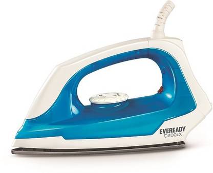 EVEREADY DI100LX 750 W Dry Iron  (White, Blue) at Rs. 399