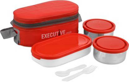 MILTON Executive 3 Containers Lunch Box (1300 ml) 3 Containers Lunch Box