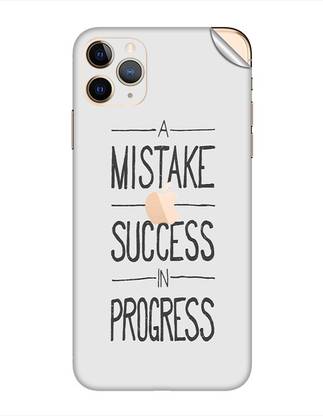 गाडगेटस्वेराप GWAB-5688 Printed a Mistake is Success in Progress Apple iPhone 11 Pro मोबाइल स्किन