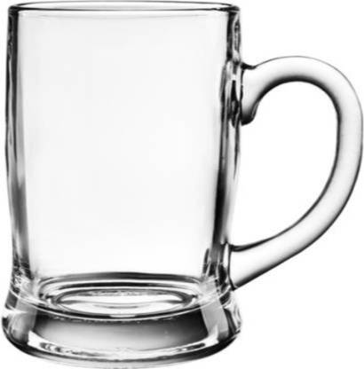 crescita Giant Size Beer , 650 ml - Pack of 2 Glass Coffee Mug