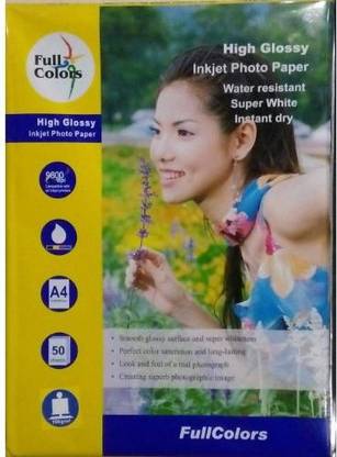 Full Colors Super Series Unruled A5 180 gsm Photo Paper