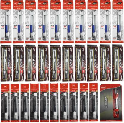 Cello EACH COMBO PACK CONTAINS- 10 CELLO TECHNO TIP CLIC BALL PEN + 10 CELLO POWERFINE BALL PEN + 1 CELLO ACCUGRIP BALL PEN + 10 CELLO PAPERSOFT BALL PEN Ball Pen