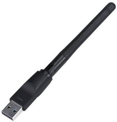 SEAHAVEN WiFi Dongle Wireless 802.11n/g/b with Antenna Black USB Adapter Router Antenna Booster