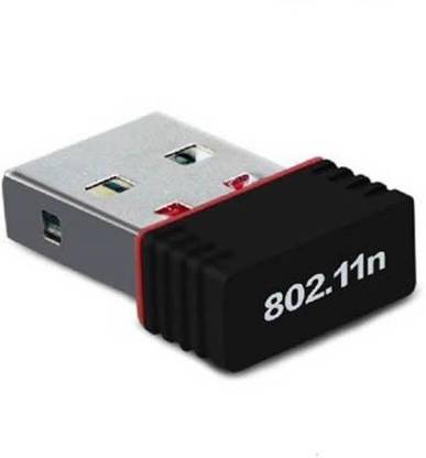 MIFKRT MIFKRT300Mbps Portable High Speed Long range Nano Usb Wifi Dongle, Connector, Receiver 802.11B/G/N 2.0 Wireless Wi Fi 2.4GHz Wireless LAN Network Card External For PC Desktop Laptop USB Adapter (Black) USB Adapter