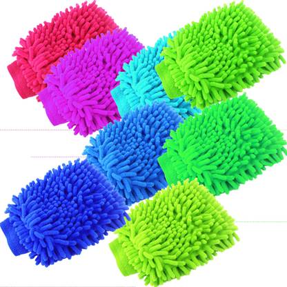 aksmit Microfiber Vehicle Washing  Hand Glove
