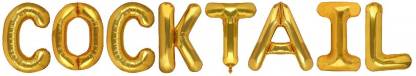De-Ultimate Solid Golden Color Popular And Trending Name Balloon