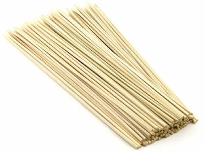 Balloons photobooth Prop Sticks/Stick Decoration/Bamboo Skewers / Kabab / Burger / Barbecue Sticks 25cm (Pack of 100) Disposable Bamboo Fruit Fork Set