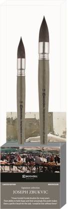 Escoda Signature Collection Brush Set - Joseph Zbukvic - Set 2 - Aquario Mop Sizes 14 and 18
