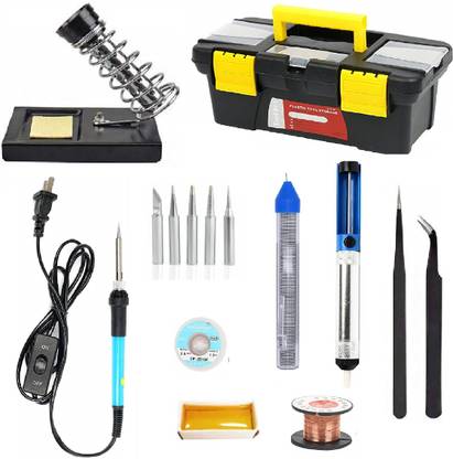 Corslet Phone Soldering Iron Kit Soldering Iron 60w Soldering Kit Box Adjustable Temperature Soldering Accessories Soldering Iron Kit 60w Mobile Soldering Machine Soldering Kit 60 W Temperature Controlled