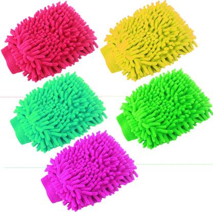 aksmit Microfiber Vehicle Washing  Hand Glove