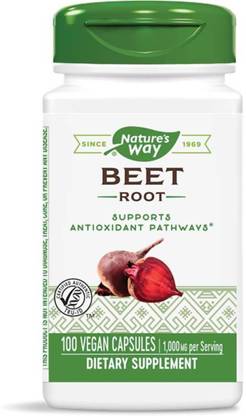 Nature's Way Beet Root, 500 mg, 100 Capsules