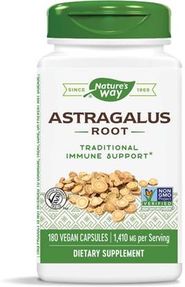 Nature's Way Astragalus Root, 470 mg, 180 Veggie Capsules